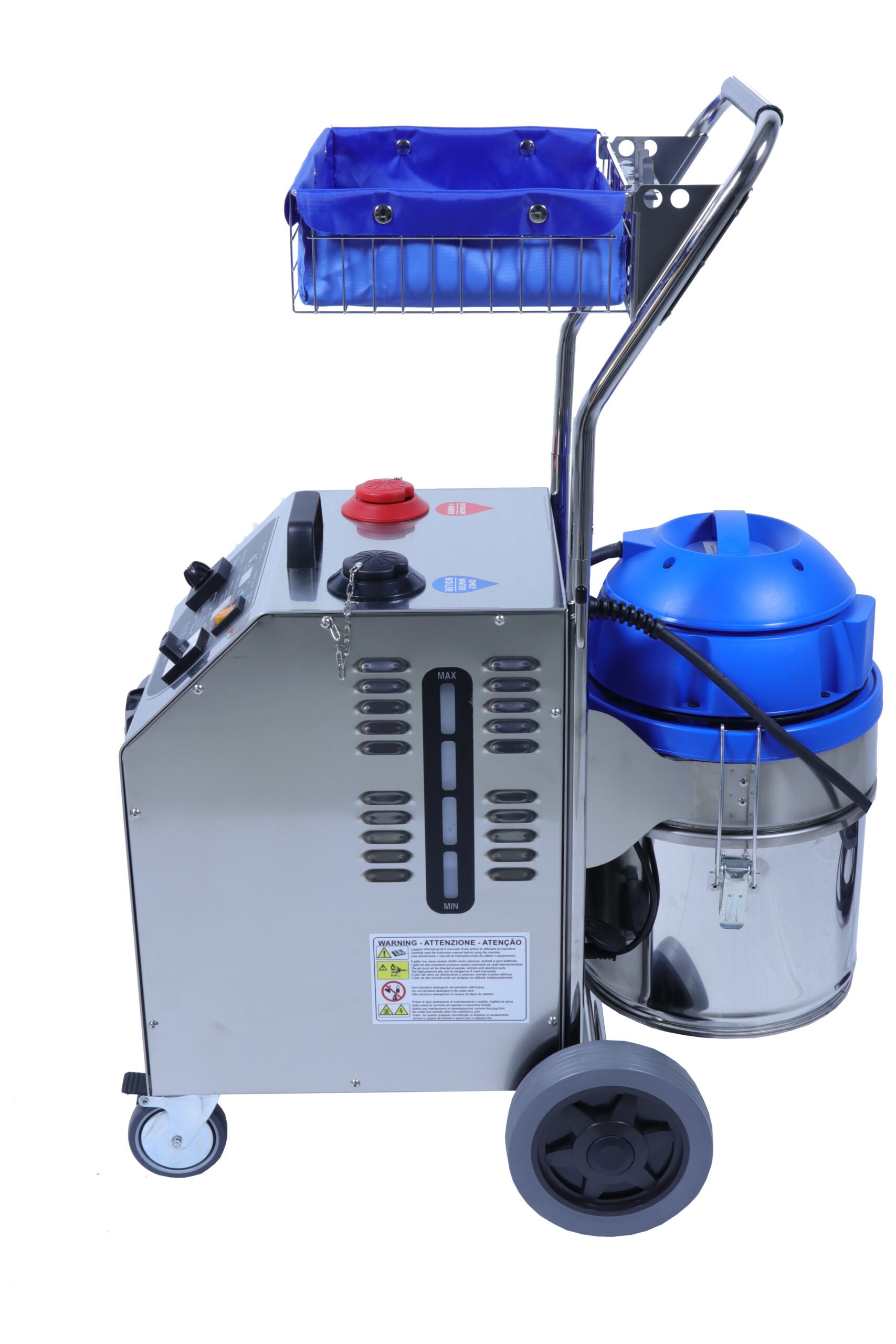 TCE stoomextractie stofzuiger C50 | 10 bar zijkant 1