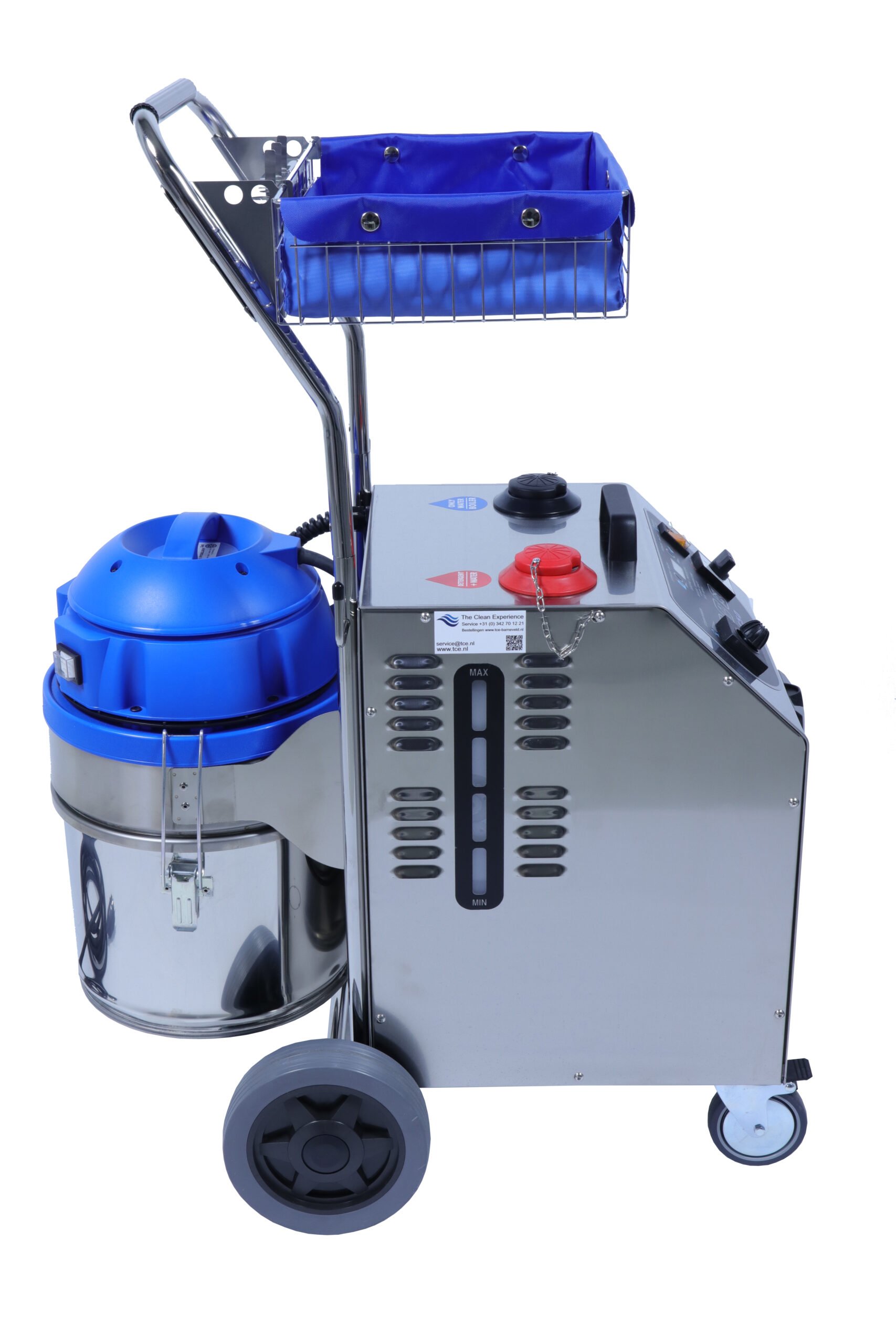 TCE stoomextractie stofzuiger C50 | 10 bar zijkant 2