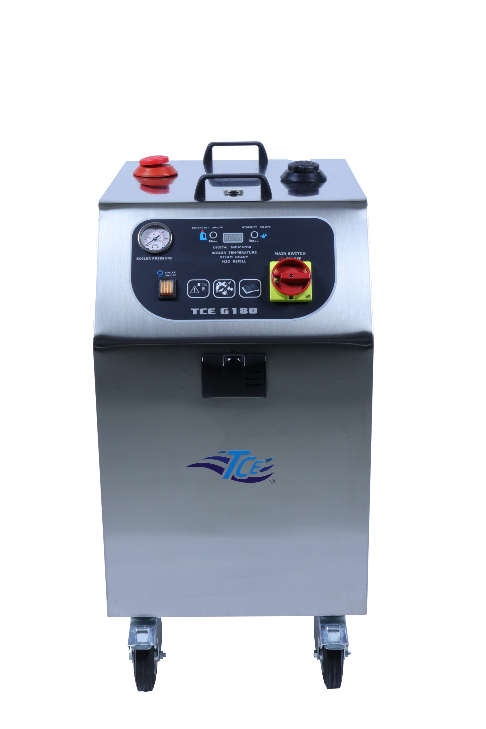 TCE professionele stoomreiniger G180 | 10 bar (krachtstroom) voorkant