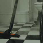 badkamer douche tegel vloer reinigen met stoom wc detail