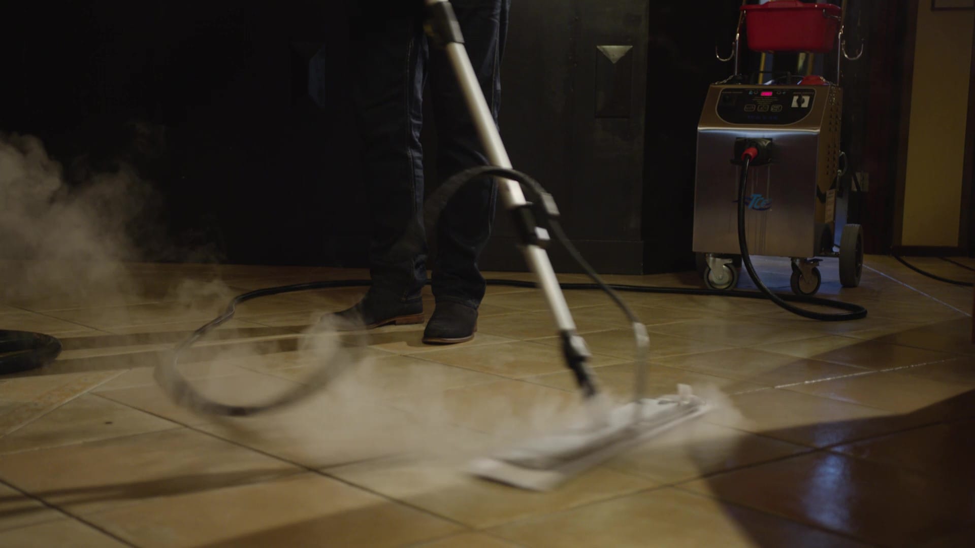 Vloer reinigen mop