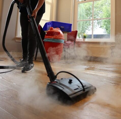 ijs salon luigi vloer reinigen i-steam laminaat hout m8