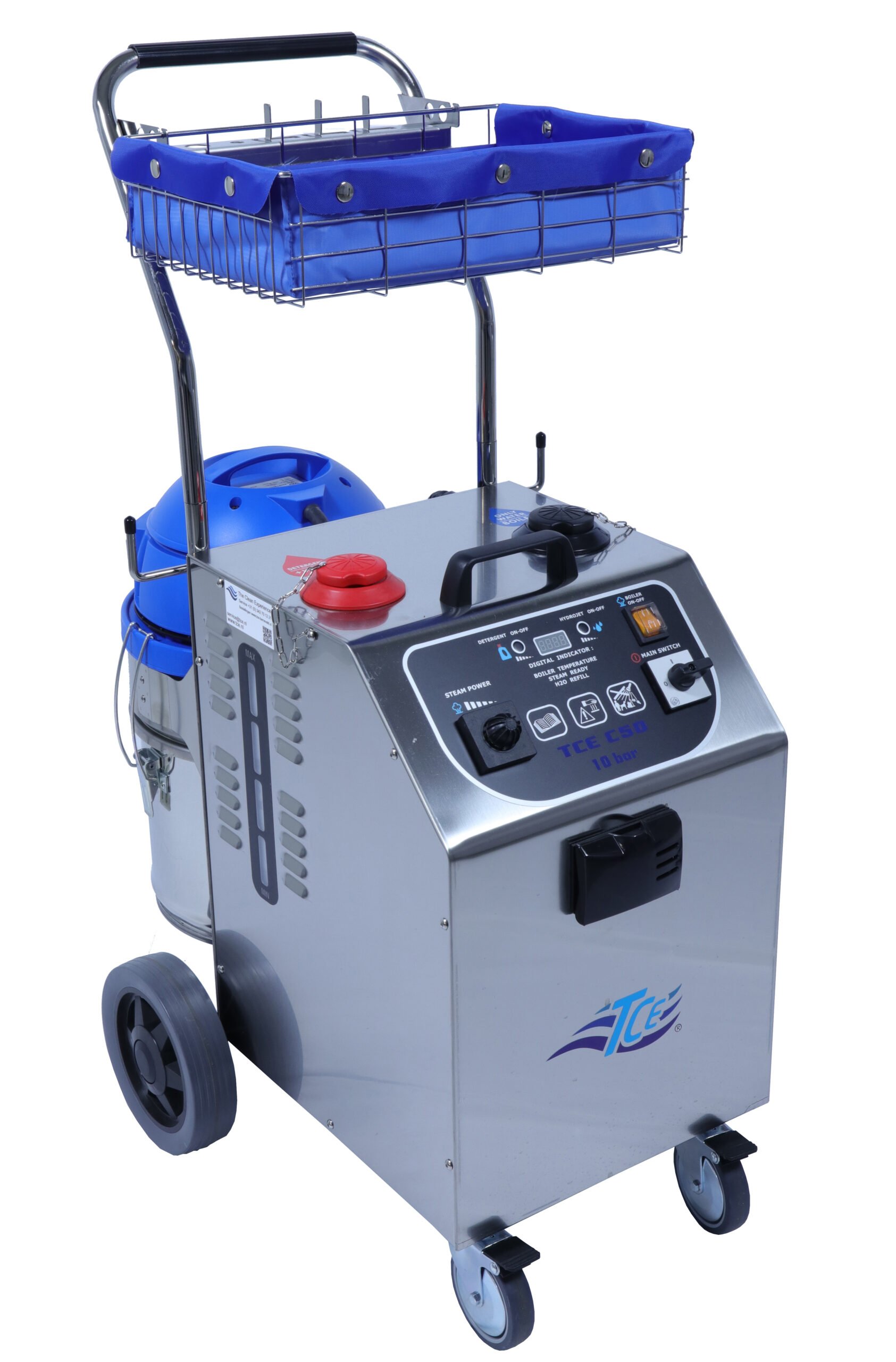 TCE stoomextractie stofzuiger C50 | 10 bar