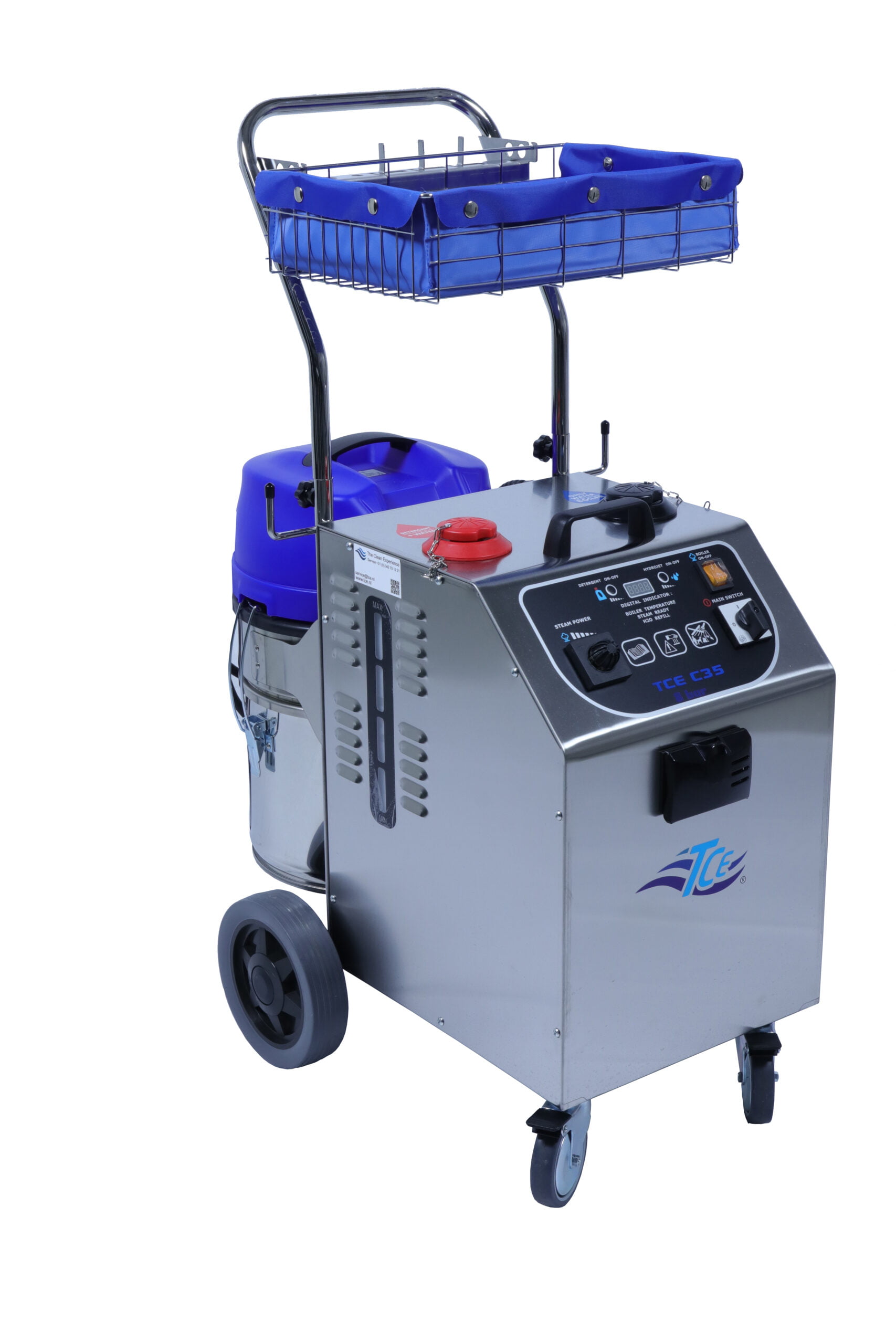 TCE stoomextractie stofzuiger C35 | 8 bar