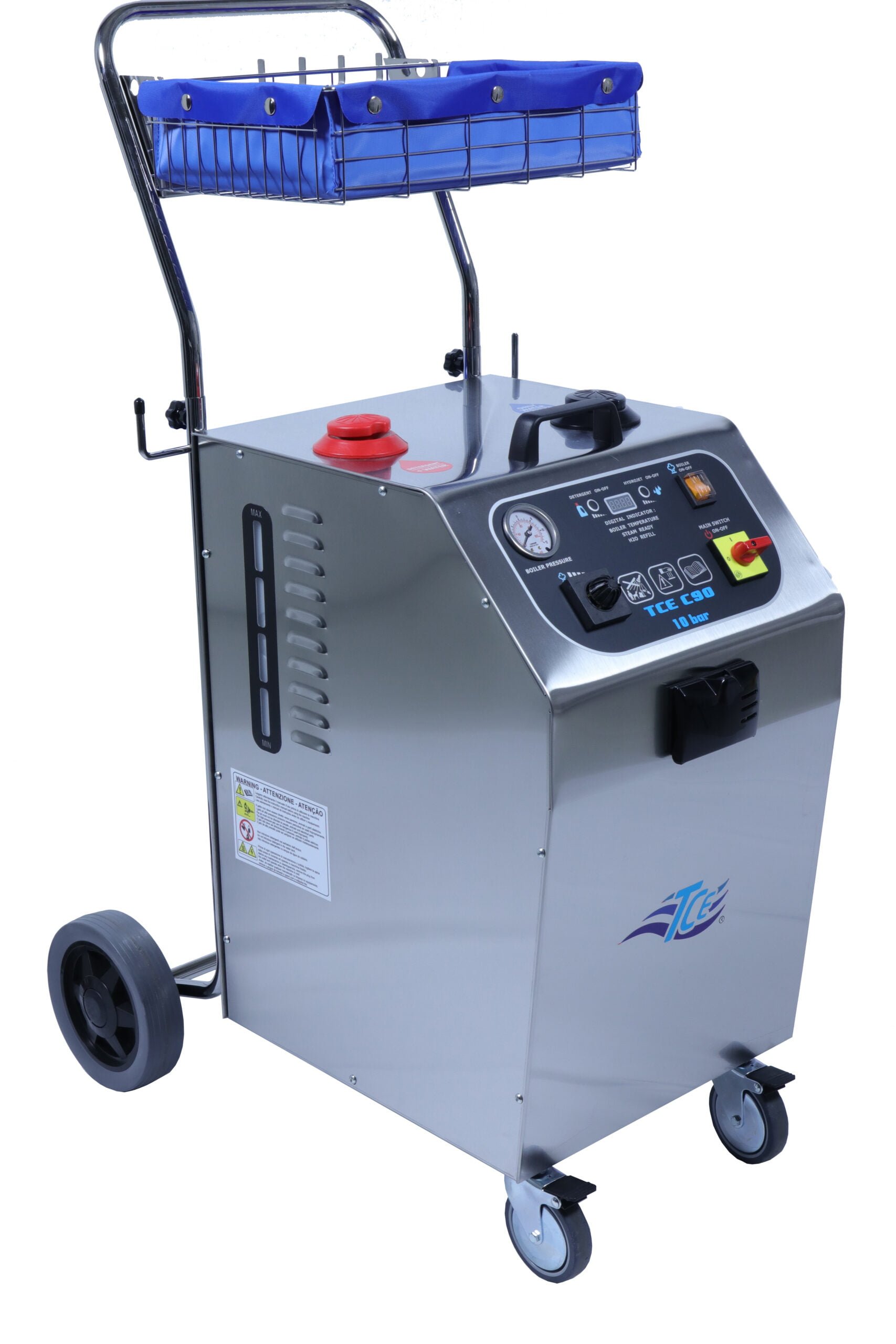 TCE professionele stoomreiniger G90 | 10 bar (krachtstroom)