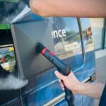 Behang Stoommondstuk In Actie