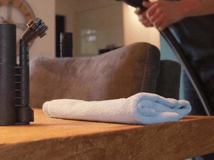 Detailfoto Van Microvezeldoek