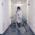 gezondheidszorg stoommop vloer reinigen ziekenhuis