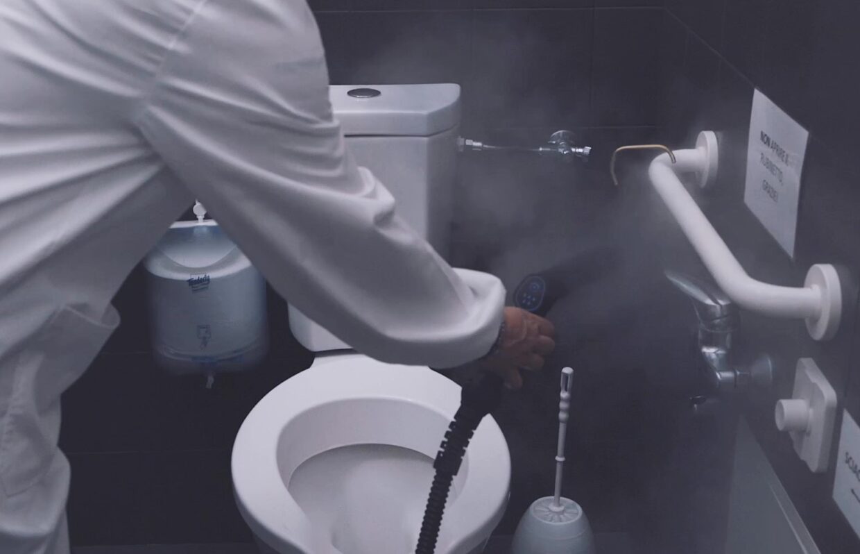 gezondheidszorg sanitair reinigen wc