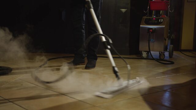 Vloer reinigen mop