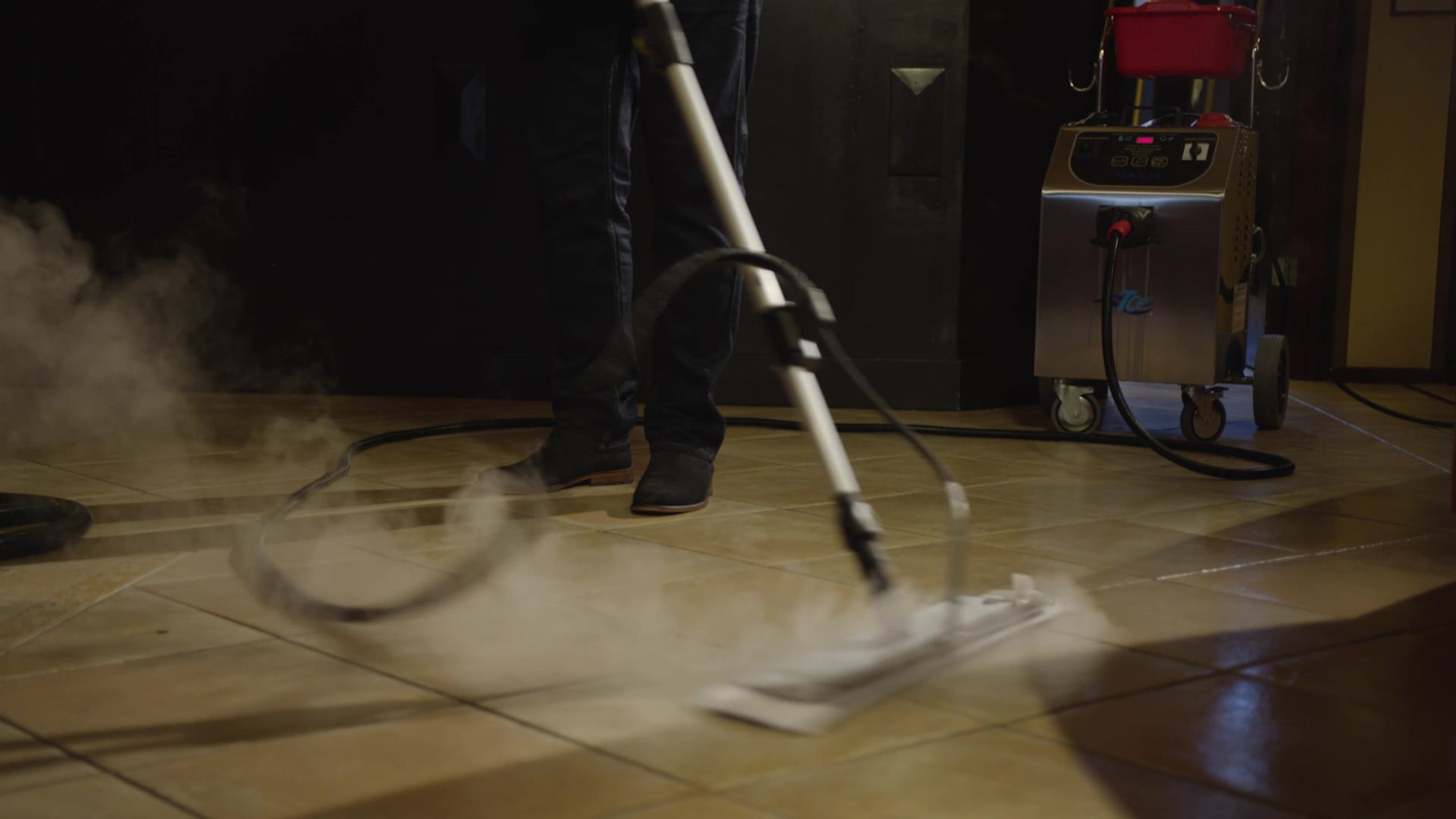 Vloer reinigen mop