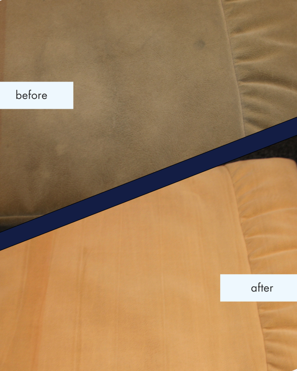 Before And After Reingen Stof