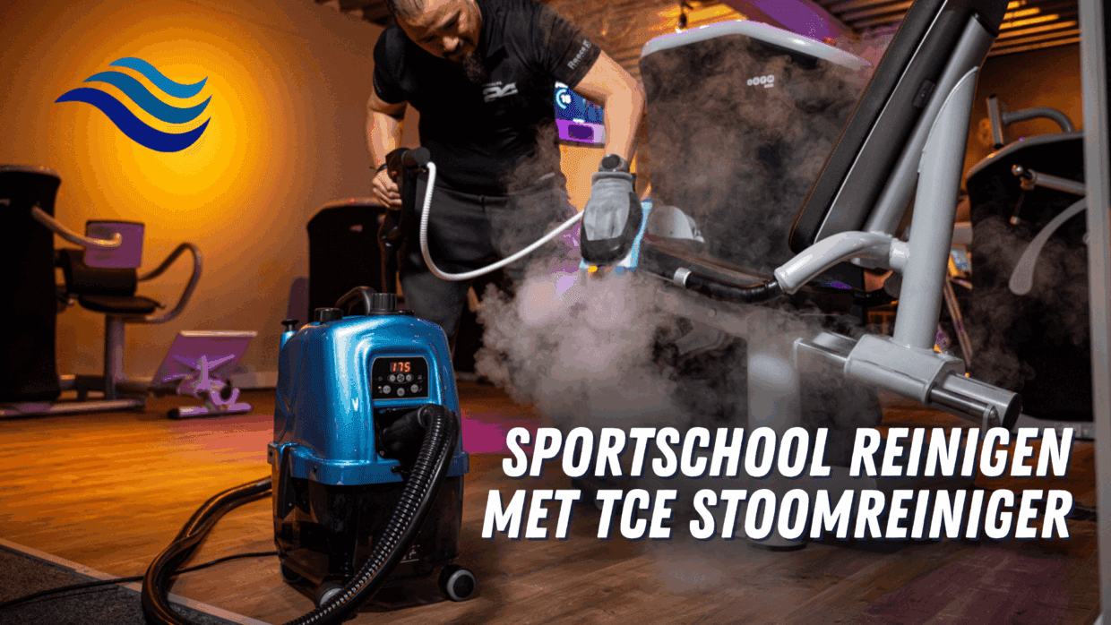 Youtube Thumbnail Sportschool Reinigen Met Tce Stoomreiniger